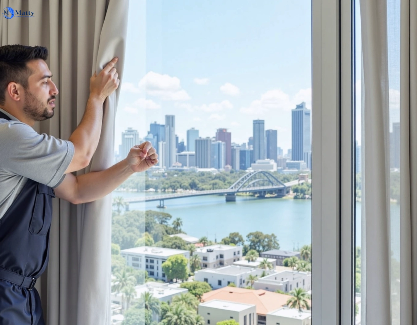 Professional curtain steam cleaning service middle-dural-nsw QLD by Matty Curtain Cleaning