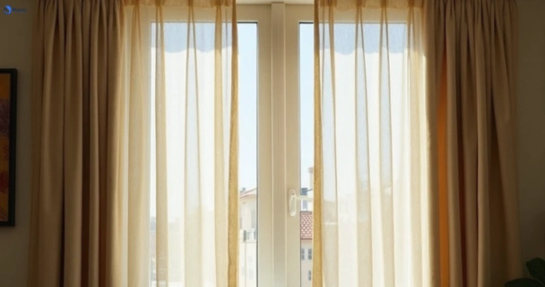 Dull dusty drapes in middle-dural-nsw before professional cleaning